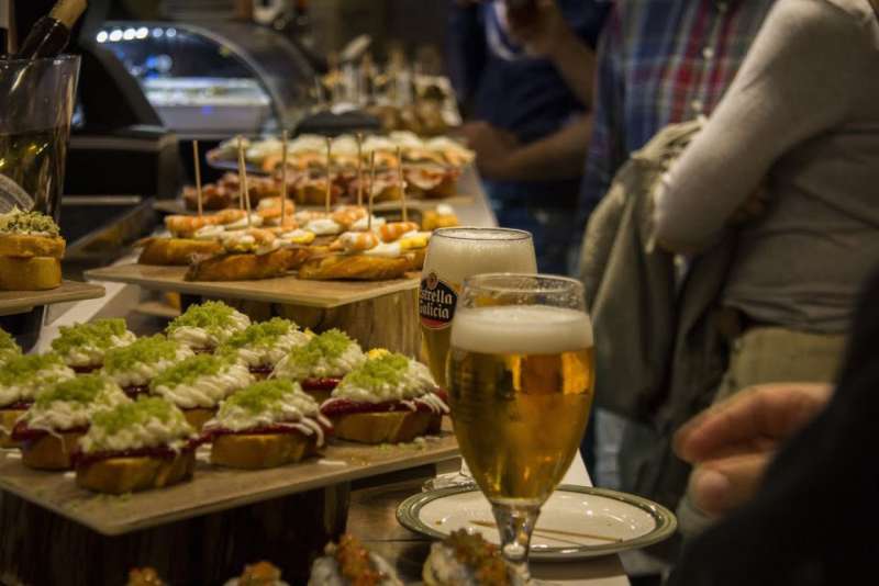 Barra de pintxos