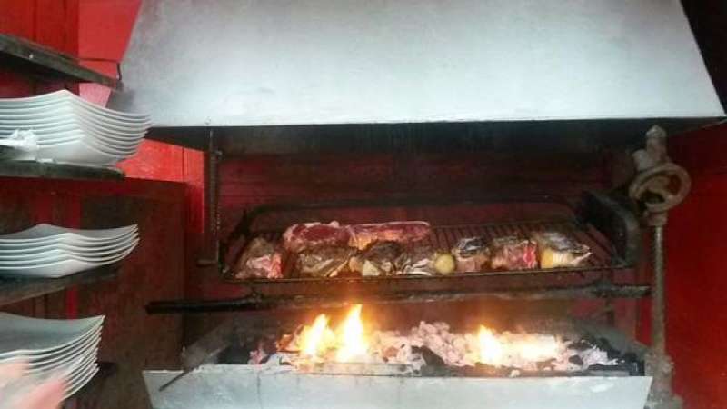 Chuletones de buey a la brasa